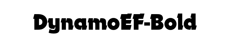 DynamoEF-Bold font preview