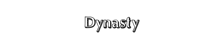 Dynasty font preview