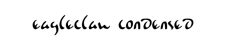 Eagleclaw Condensed font preview