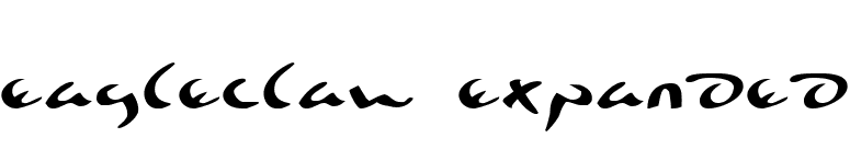 Eagleclaw Expanded font preview