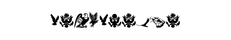 Eaglemania font preview
