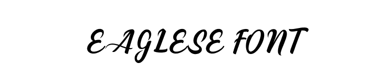 EAGLESE FONT font preview