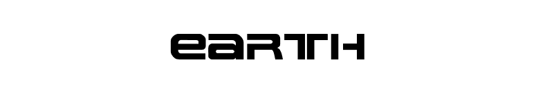 Earth font preview