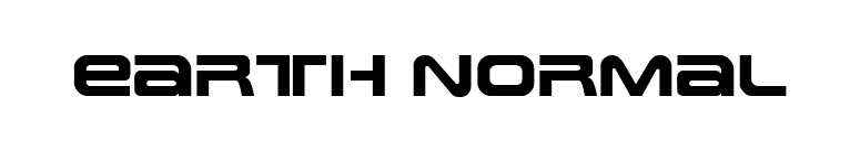 Earth Normal font preview