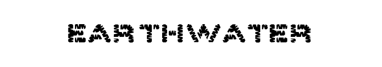 Earthwater font preview