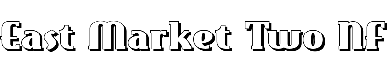 East Market Two NF font preview