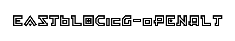 EastBlocICG-OpenAlt font preview