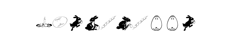 Eastereggs font preview