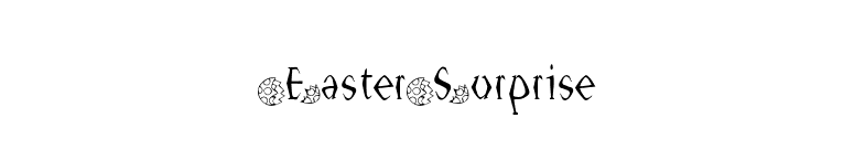EasterSurprise font preview