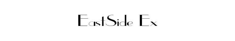 EastSide Ex font preview