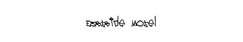 Eastside Motel font preview