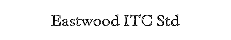 Eastwood ITC Std font preview