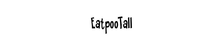 EatpooTall font preview
