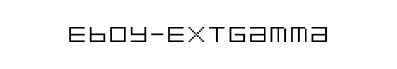Eboy-EXTGamma font preview
