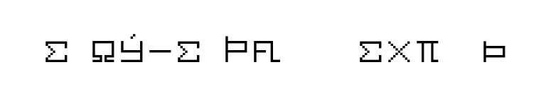 Eboy-EXTGammaExpert font preview