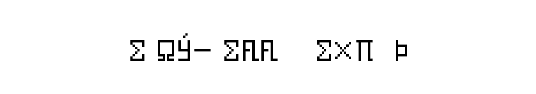 Eboy-REGGammaExpert font preview