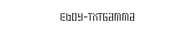 Eboy-TNTGamma font preview