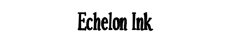 Echelon Ink font preview