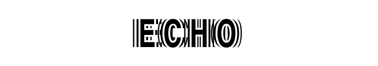 Echo font preview