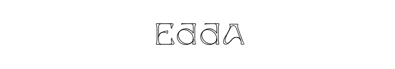 Edda font preview