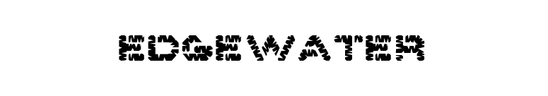 Edgewater font preview