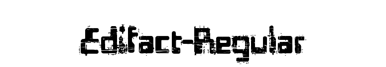 Edifact-Regular font preview