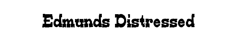 Edmunds Distressed font preview