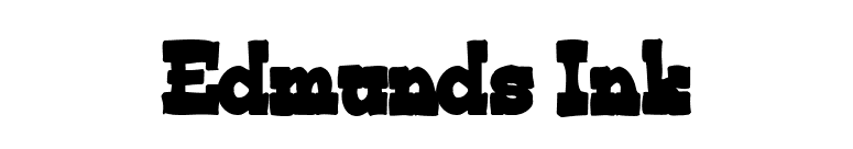 Edmunds Ink font preview