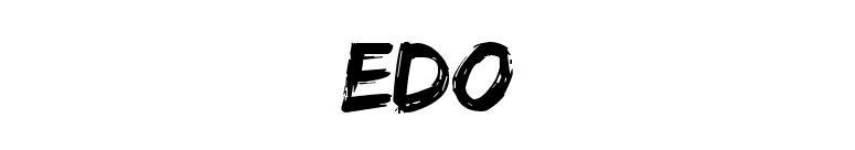 Edo font preview