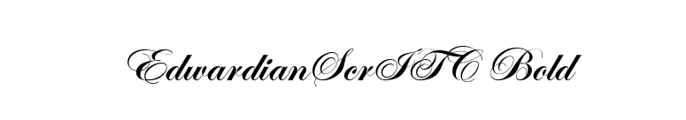 EdwardianScrITC Bold font preview