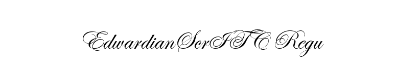 EdwardianScrITC Regu font preview