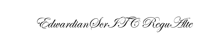 EdwardianScrITC ReguAlte font preview