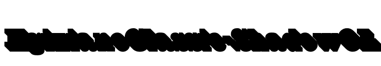 EgizianoClassic-ShadowOL font preview