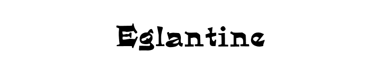 Eglantine font preview