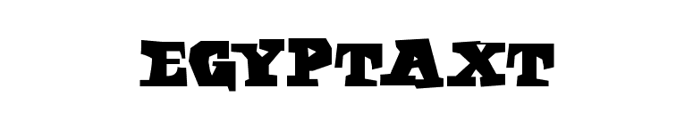 EgyptAxt font preview