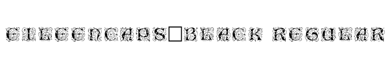 EileenCaps-Black Regular font preview