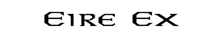Eire Ex font preview