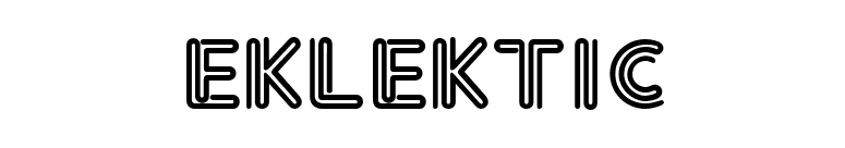Eklektic font preview