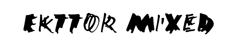 Ekttor Mixed font preview