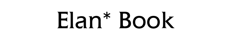 Elan* Book font preview