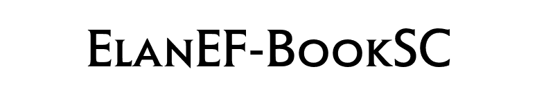 ElanEF-BookSC font preview