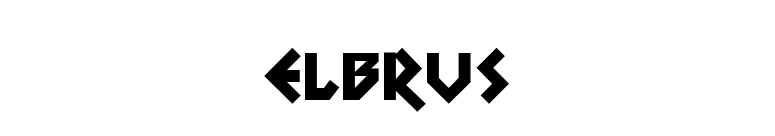 Elbrus font preview