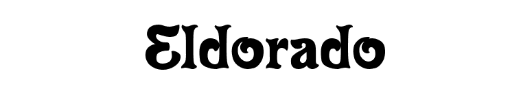 Eldorado font preview