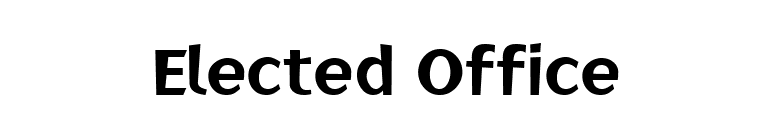 Elected Office font preview