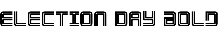 Election Day Bold font preview