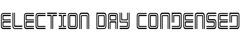 Election Day Condensed font preview