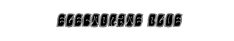 Electorate Blue font preview