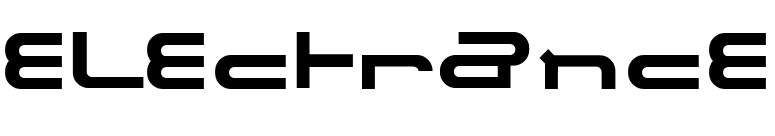 electrance font preview