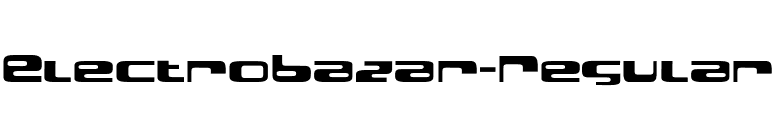 ElectroBazar-Regular font preview