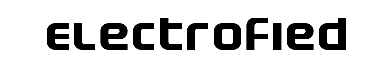 Electrofied font preview